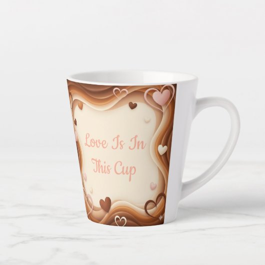 Latte L'amour est dans cette tasse (Droite)