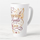Latte Le Saint-Esprit est mon Guide | Tasse Chrétienne (Angle droit)