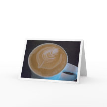 Latte Leaf Cafeïne Addict Coffee Lover Blank