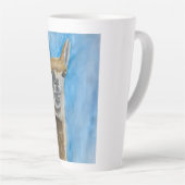 Latte Llama sur la tasse (Angle droit)