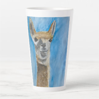 Latte Llama sur la tasse
