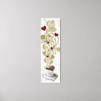 Latte Love Canvas Afdruk