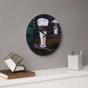 Latte Macchiato Schilderij van Alfred Fox Grote Klok