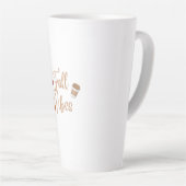 Latte Mignonne tasse de chute (Angle droit)