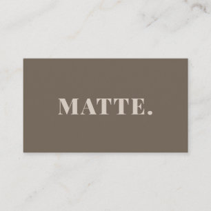 Latte Modern Elegant Minimalistisch Professionee Visitekaartje