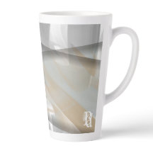 Latte mok abstracte huistrend Sandy Tornado
