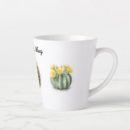 Latte Mok aquarel cactus