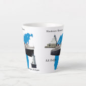 Latte mok Badger Lake Michigan (Voorkant)