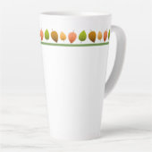 Latte Mok-herfst bladeren Mok (Rechterhoek)