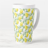 Latte Mok-Lemons afdrukken Latte Mok (Rechterhoek)