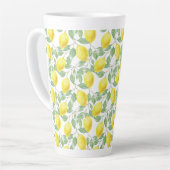 Latte Mok-Lemons afdrukken Latte Mok (Linkerhoek)