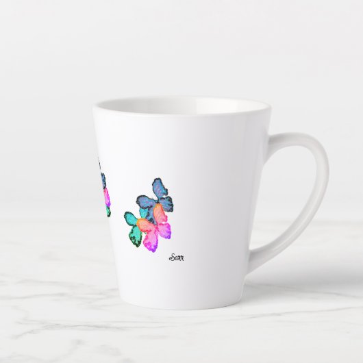 Latte Mok: liefde voor de vlinder Mok (Rechts)