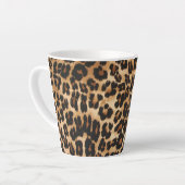 Latte Mok-luipaard afdrukken Latte Mok (Linkerhoek)