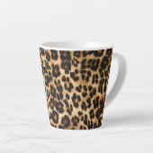 Latte Mok-luipaard afdrukken Latte Mok (Rechterhoek)