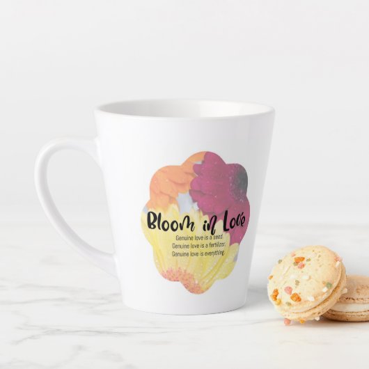 Latte Mok met Bloom in Love Logo (In situ)