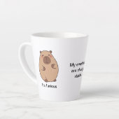 Latte Mok met leuke beren cartoon en quotes (Linkerhoek)