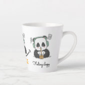 Latte Mok met schattig panda afbeelding (Rechts)