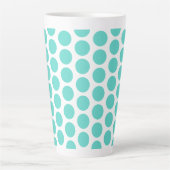 Latte Mok-Polka Dots Latte Mok (Voorkant)
