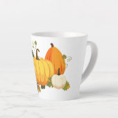 Latte Mok-pompoenen Mok (Rechterhoek)