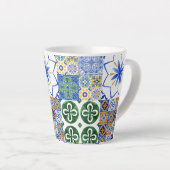 Latte Mok Portugees tegels (Rechterhoek)