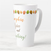 Latte Mok-Pumpkin-specerij Latte Mok (Rechterhoek)