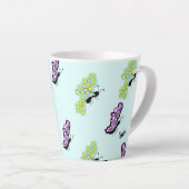 Latte Mok: Schoonheid van Vlinders Mok (Rechterhoek)