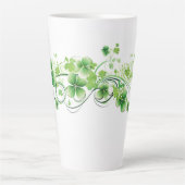 Latte Mok-St. Patricks Klavers Latte Mok (Voorkant)