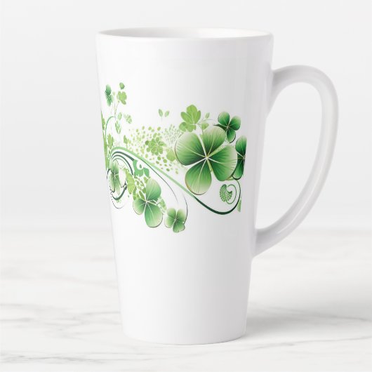Latte Mok-St. Patricks Klavers Latte Mok (Rechts)