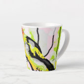 Latte Mok: Tanagers Bird of Oregon Latte Mok (Rechterhoek)