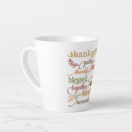 Latte Mok-Thanksgiving Latte Mok (Linkerhoek)