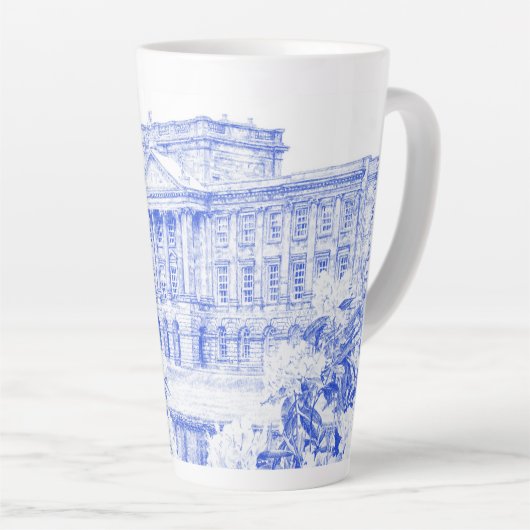 Latte Mok - "The Grounds in Pemberley" (Blauw) (Rechterhoek)