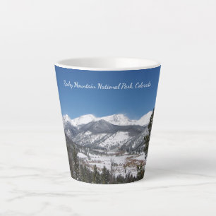 Latte mok van het Rocky Mountain National Park