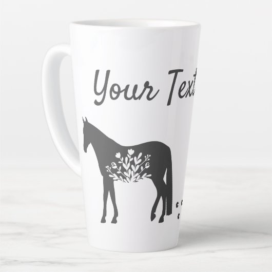 Latte Mok voor  reispaard (Linkerhoek)