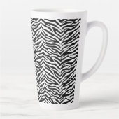 Latte Mok-Zebra Afdrukken Latte Mok (Rechts)