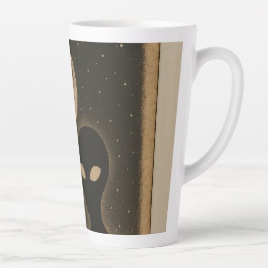 Latte mokken Retro Buitenaardse Ontmoeting (Rechts)