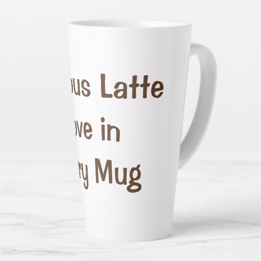 Latte Mug (Angle droit)