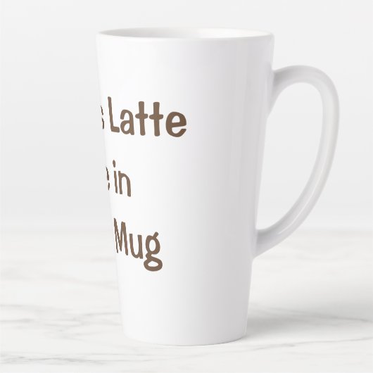 Latte Mug (Droite)
