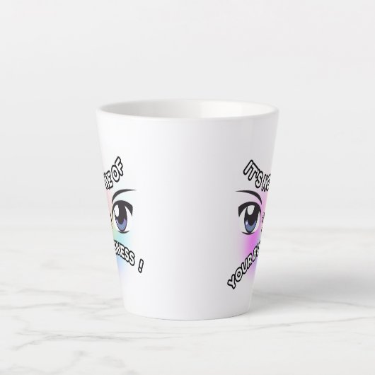 Latte Mug 12oz : Aucun des vôtres (Devant)