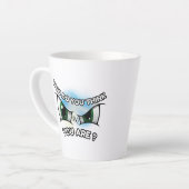 Latte Mug 12oz : Qui Pensez-Vous ? (Angle gauche)