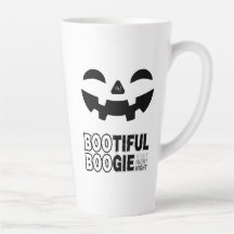 Latte Mug 17oz : HALLOWEEN Face