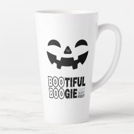 Latte Mug 17oz : HALLOWEEN Face Latte Mok