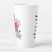Latte Mug 17oz : Ma seule reine (Devant)