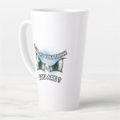 Latte Mug 17oz : Qui pensez-vous ? (Angle gauche)