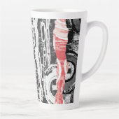 Latte Mug – Abstract Land Latte Mok (Rechts)