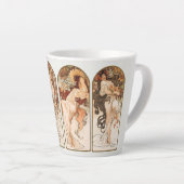 LATTE MUG : ALPHONS MARIA MUCHA : LES SAISONS (Angle droit)
