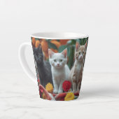 Latte Mug - Amoureux des chats (Angle gauche)