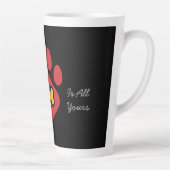 Latte Mug Animal Paw Print (Droite)