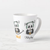 Latte Mug avec jolie photo panda (Angle droit)