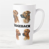 Latte Mug avec motif Rhodesian Ridgeback (Droite)