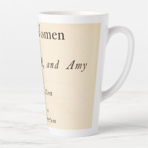 Latte Mug avec page vintage de Little Women